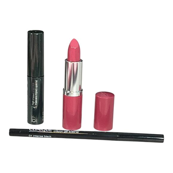 Clinique Floral Tote & Makeup Set New with Tag + New Makeup Full Size lipstick - Picture 2 of 11